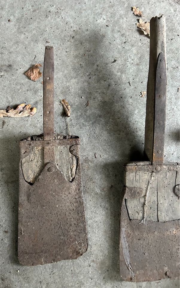antiker Spaten Mittelalter altes Werkzeug Bauern Geschichte in Niesky