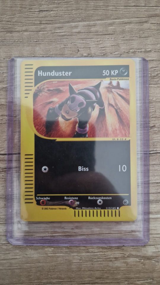 Pokemon Karten Hunduster (EX 113) Expedition Reverse Deutsch EXC in Berlin