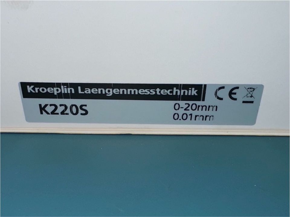 Kröplin Ø 0-20 mm Digital Außen-Schnelltaster Dicken-Meßgerät in Remscheid