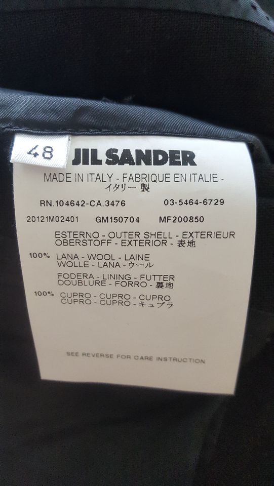 JIL SANDER Sakko Anzug Jackett Blazer Wool in Berlin