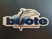Boote, Das Wassersportmagazin, Aufkleber, 1986, TOP, Neu Nordrhein-Westfalen - Zülpich Vorschau
