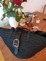 Große Yves Saint Laurent Handtasche Shopper Schwarz Raffia Leder Hamburg - Altona Vorschau