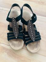 Rieker Sandalen schwarz Kupfer Gr. 40 Sachsen - Groitzsch Vorschau