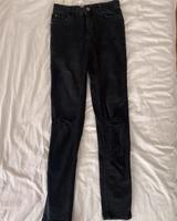 Schwarze destressed Skinny Jeans neu mit Etikett Hessen - Darmstadt Vorschau