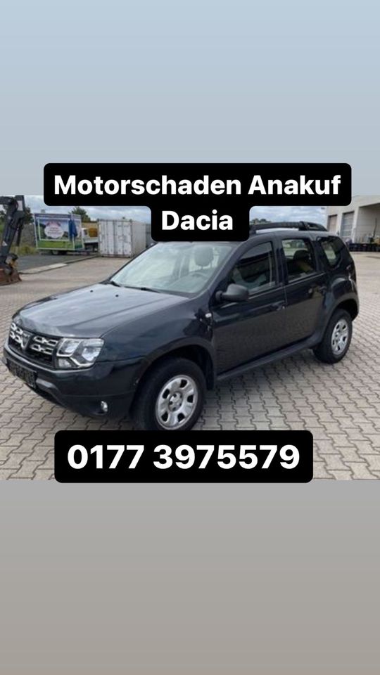 Motorschaden Ankauf Dacia Duster Dokker Lodgy Sandero in Düsseldorf