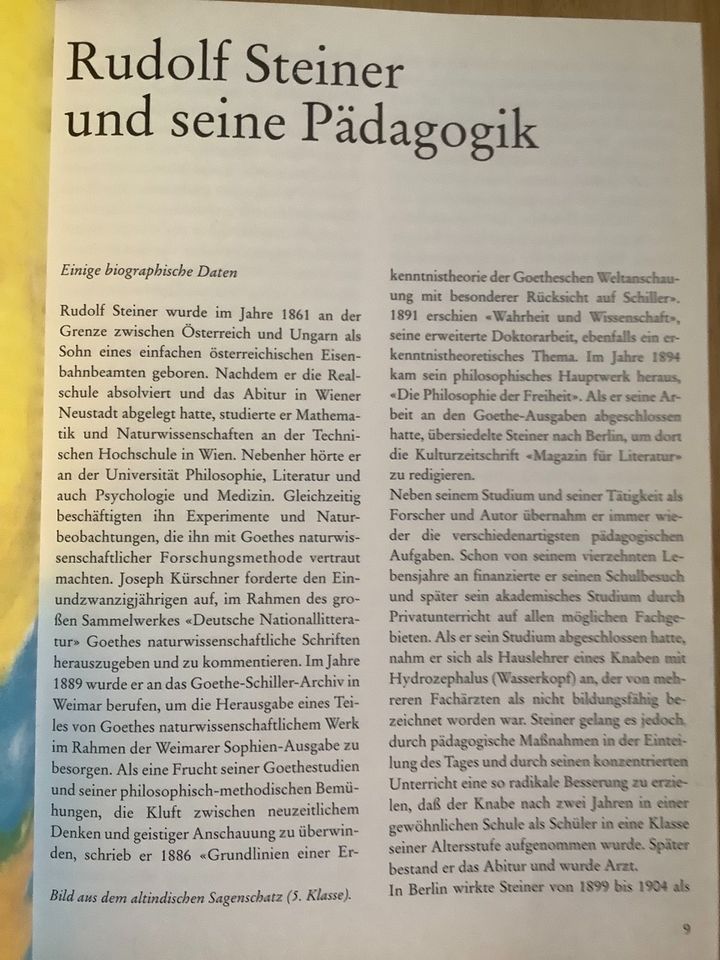 Erziehung zur Freiheit Die Pädagogik Rudolf Steiners gebunden! in Berlin