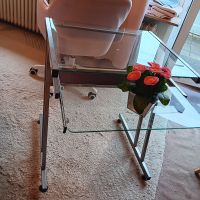 Schöner ausziehbarer PC-Tisch aus Glas zu verkaufen! Hessen - Linden Vorschau