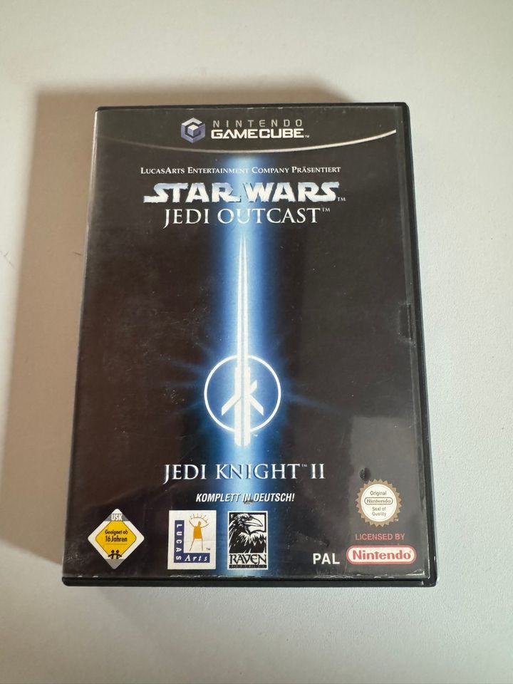 Star Wars Jedi Outcast Nintendo Gamecube - Komplett! in Schöffengrund