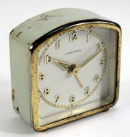 Junghans Wecker Reisewecker Tischwecker Metall alt Vintage 50er Thüringen - Kammerforst Vorschau