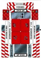 LEGO 8289 Ersatzaufkleber Sticker für den Feuerwehrtruck Rheinland-Pfalz - Salmtal Vorschau