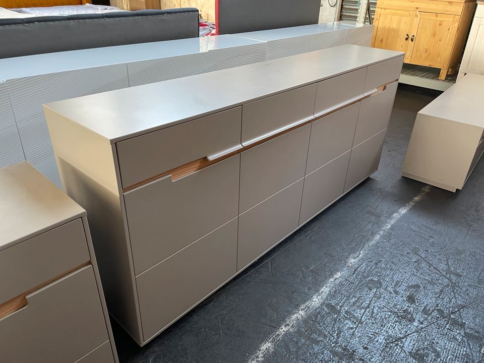 Highboard Schrank Kommode Schublade Holz grau Aufbewahrung in Bielefeld