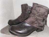 Moderne Stiefeletten,schwarz-grau,bequem,ausgefallen,ABC-Schuhe⭐️ Nordrhein-Westfalen - Borken Vorschau