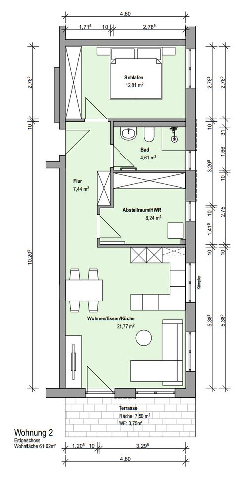 Erstbezug - Neubauwohnungen zu attraktiven Finanzierungskonditionen (KFN40) in Crailsheim