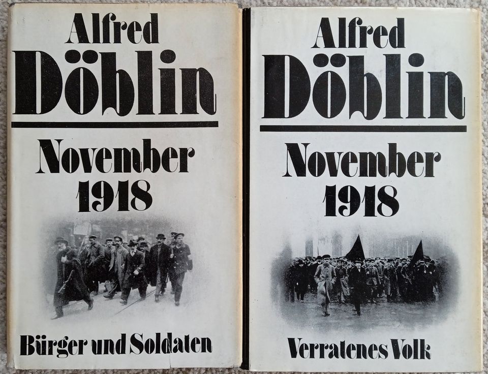 November 1918,  Alfred Döblin, Band 1-4, Romantetralogie in Dresden