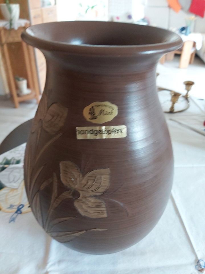 Vase handgetöpfert in Fredersdorf-Vogelsdorf