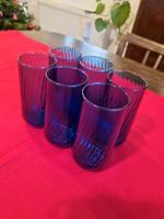6 Gläser blau zu verschenken DDR Mid century Deko Brandenburg - Falkensee Vorschau