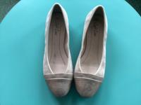 Jana Soft-Flex Ballerinas, beige-gold, 37H Baden-Württemberg - Filderstadt Vorschau