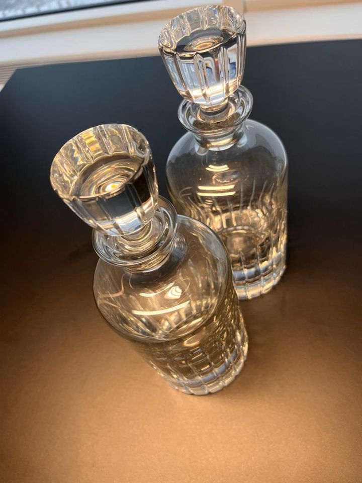 Christofle Iriana - Whisky oder Wasser Karaffe geschliffenes Glas in Oberursel (Taunus)