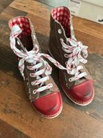 Trachten Schuhe Stiefel vintage /karo rot braun Gr.37 Bayern - Parsberg Vorschau
