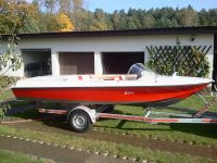 DDR Motorboot Sportboot Angelboot Lotos 550x210cm Inborder 50 PS Brandenburg - Kloster Lehnin Vorschau