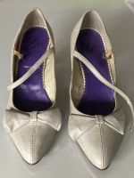 Damen echt Leder Schuhe Gr 39 Brautschuhe/ Pumps Nordrhein-Westfalen - Ladbergen Vorschau