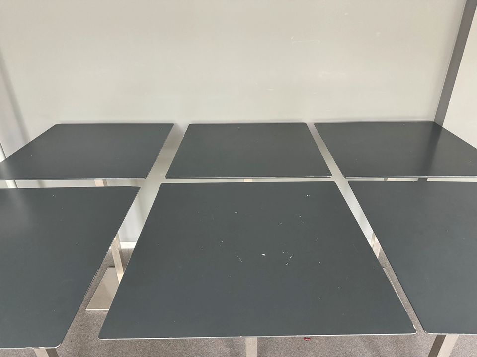 4x Pedrali Stehtisch Inox 80x80 Hochtisch weiß grau Bistro-Tisch in München