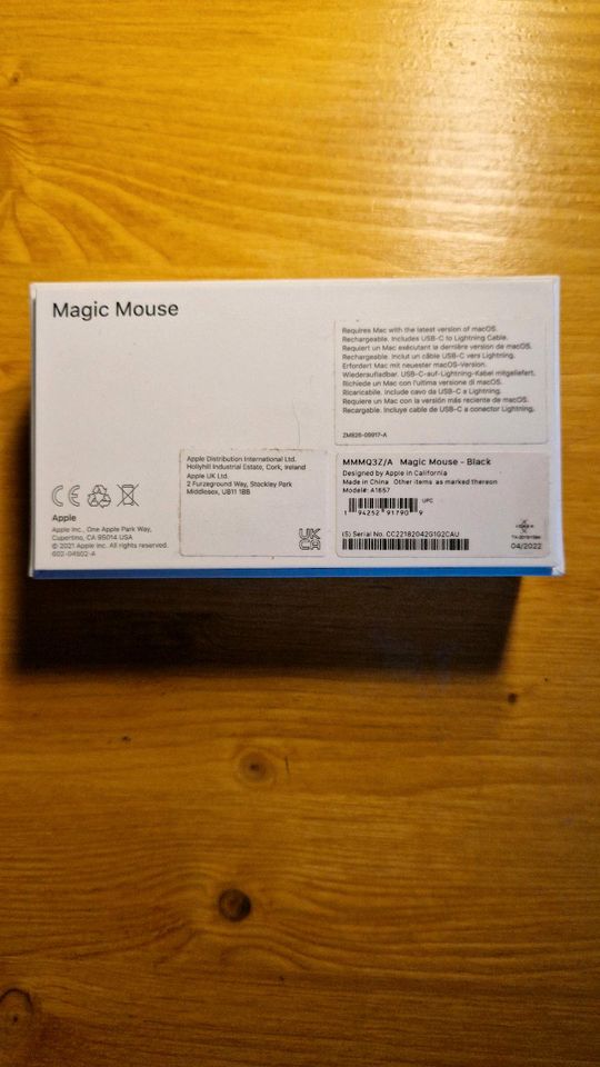 Apple Magic Mouse Schwarz Maus PC Computer in Rostock