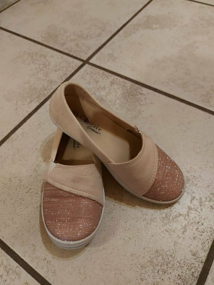 Slipper Ballerina Glitzer Größe 31 in Wasserlosen