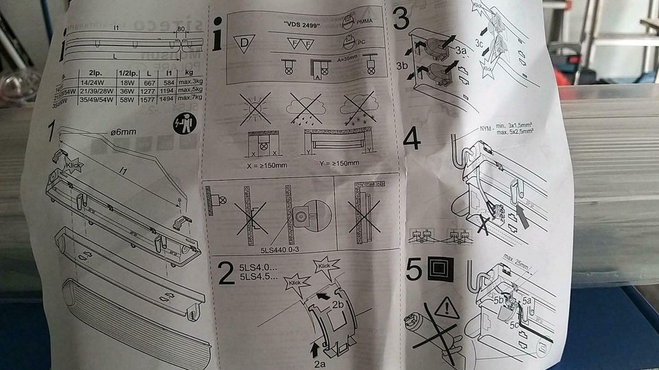 2 Deckenleuchten, NEU und ORIGINALVERPACKT in Owen