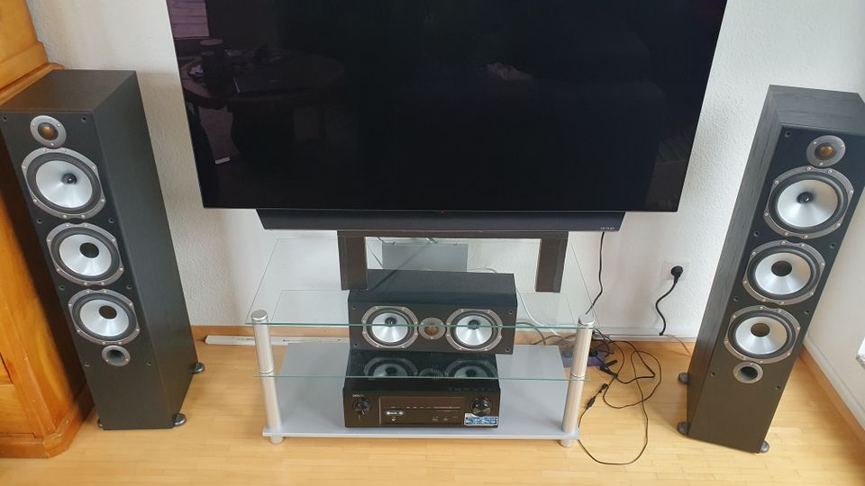 2x Monitor Audio Bronze BR6 Standlautsprecher schwarz (Black Oak) in Ludwigsburg