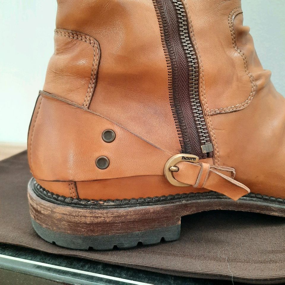 Cesare Paciotti Herren Leder Stiefelette Gr. 43 braun in Karlshuld