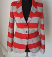 Marc Cain Jacke Blazer 38 Kaschmir rot-grau gestreift NEU NP 449€ München - Moosach Vorschau