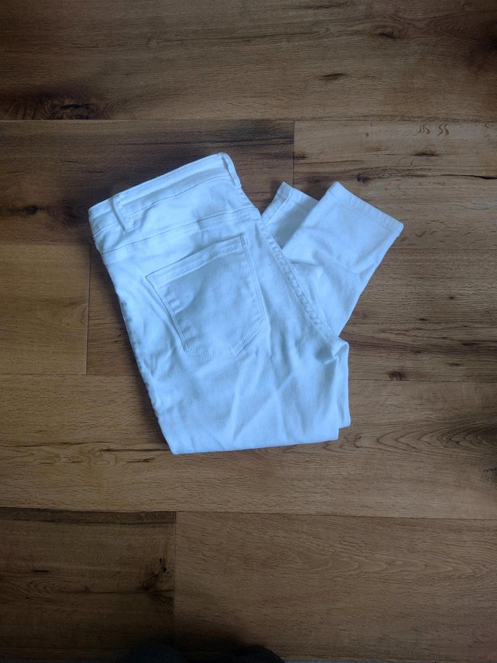 Weiße Vero Moda High Rise Skinny Jeans L (40)/34 in Castrop-Rauxel