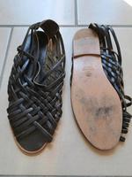 Schwarze Lederriemchensandalen Gr  38 Köln - Raderberg Vorschau