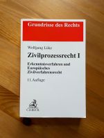 Zivilprozessrecht I  Wolfgang Lüke - 11. Auflage Hessen - Eiterfeld Vorschau