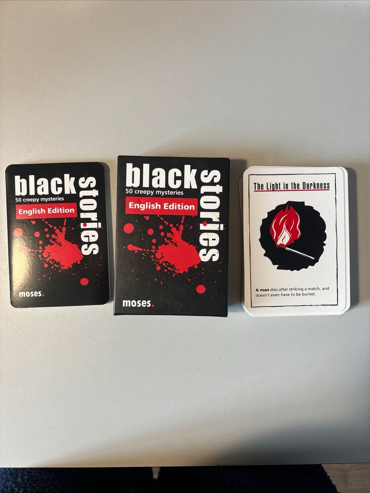 Black stories English edition in Stuttgart