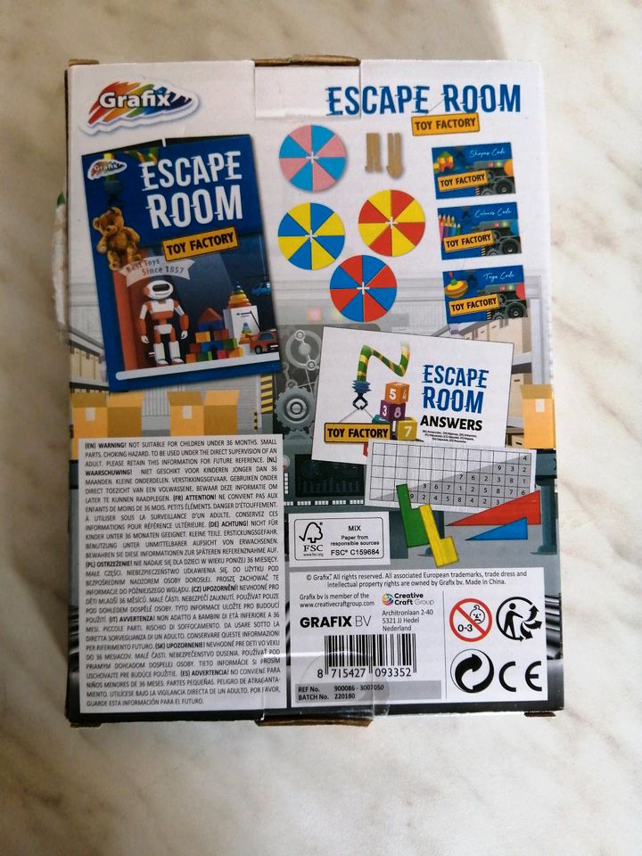 Escape Room Spiel ab 8 Jahren in Emstek