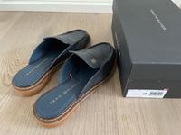 Tommy Hilfiger Loafer-Pantolette aus Leder Gr. 38 Desert Sky Hessen - Linsengericht Vorschau