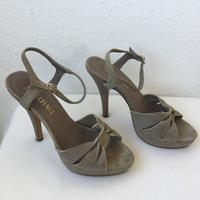 SUPERTRASH Sandalen High Heels Wildleder Gr. 37 grau Damen TOP Bayern - Aschaffenburg Vorschau