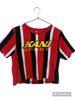 Karl Kani Cropped T-Shirt Rot gestreift XS Altona - Hamburg Bahrenfeld Vorschau