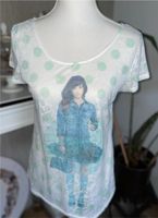 Damen T-Shirt*Gr. M*polka dots*mint*Mischgewebe Nordrhein-Westfalen - Remscheid Vorschau