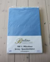 Spannbettlaken Jersey 100x200cm Blau Hellblau NEU Microfaser Nordrhein-Westfalen - Kreuztal Vorschau