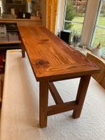 „Antiker“ schwerer Beistell-Tisch Holz (50 x 140 x 40 cm) Herzogtum Lauenburg - Geesthacht Vorschau