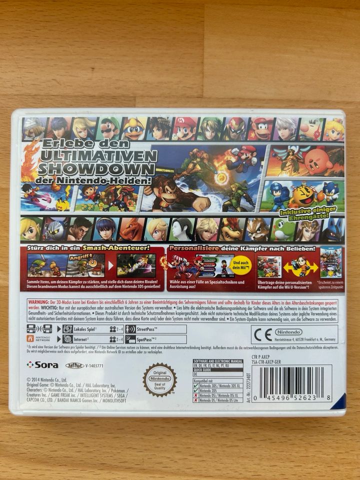 Super Smash Bros für das Nintendo 3ds in Moringen