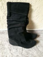 Verkaufe modische Damen Stiefel Gr.37 schwarz Sachsen-Anhalt - Zahna-Elster Vorschau