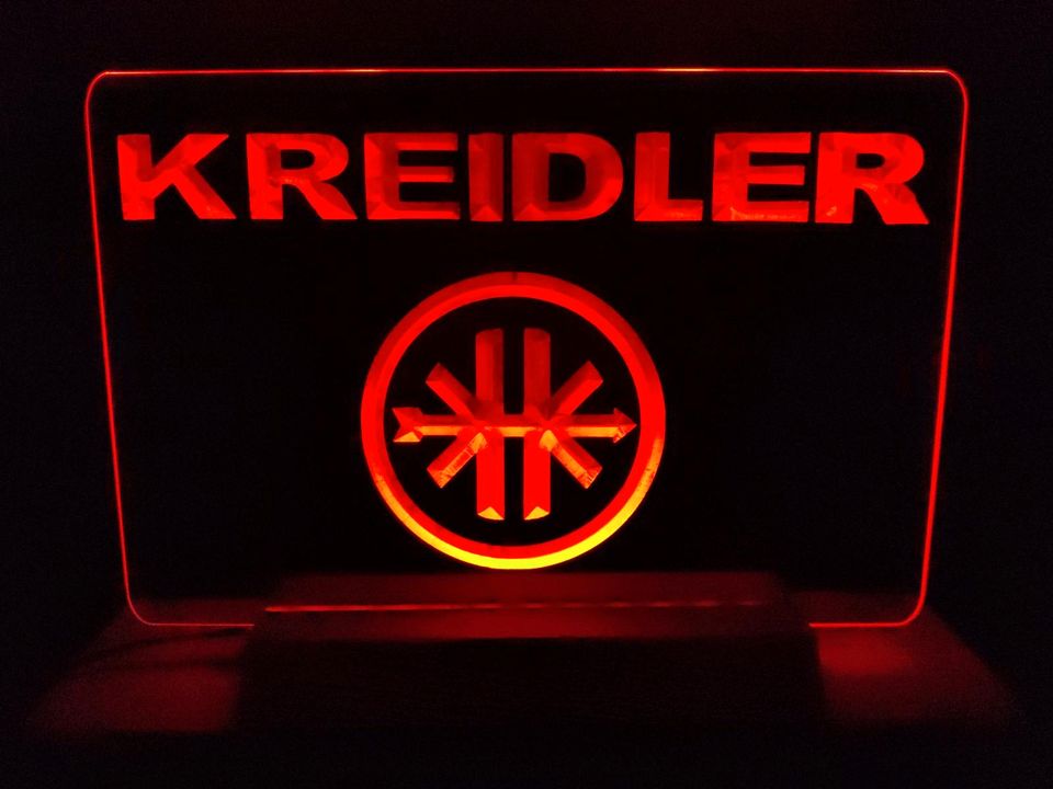 Kreidler LED Schild Moped Motorroller Roller Mofa Geschenk NEU in Emlichheim