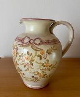 Tonkrug/Vase beige mit Blumenmuster H: ca. 25cm Bayern - Manching Vorschau