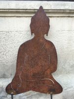 Buddah aus Eisen - Rost - Yoga - Skulptur - Meditation Bayern - Coburg Vorschau