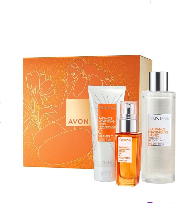 Avon Anew Vitamin C Set Geschenkset Serum Peeling Tonic in Pinneberg