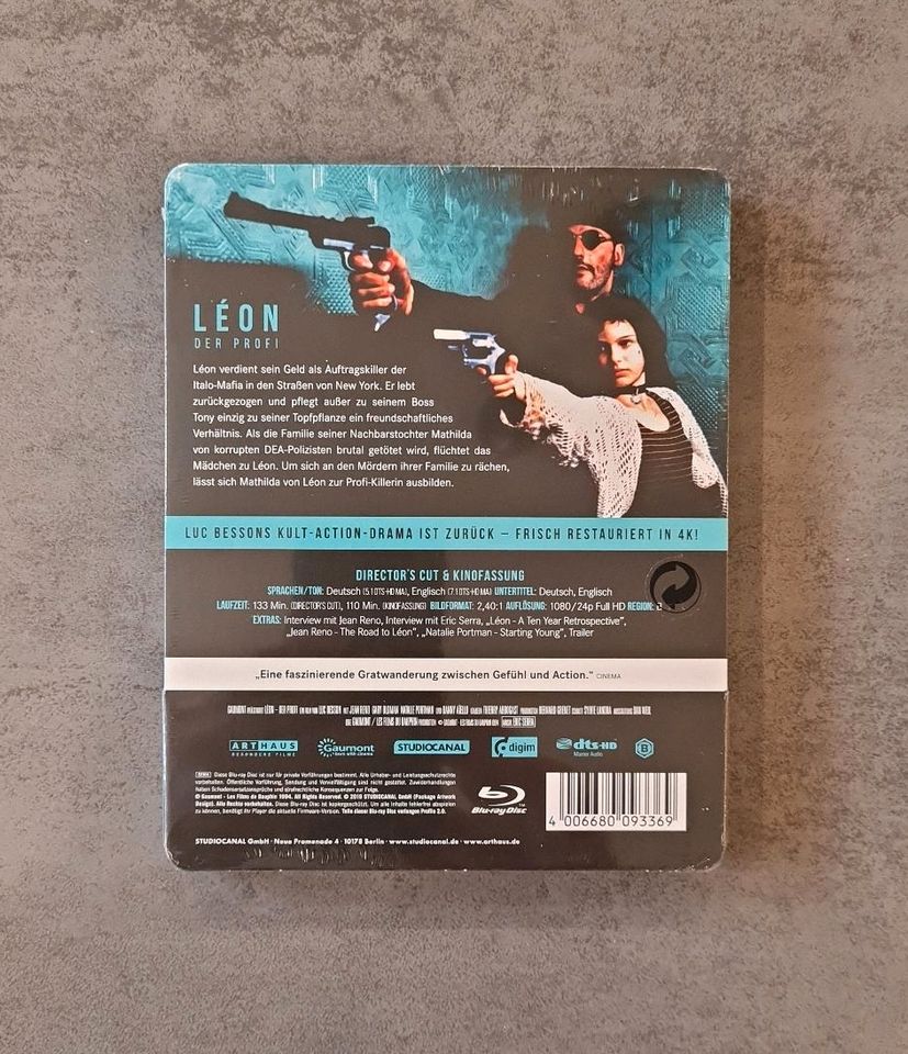 LEON - Der Profi Limited 25th Anniversary Blu ray Steelbook Neu in Neukirchen